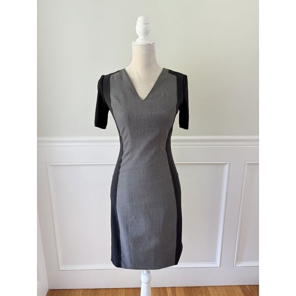 Elie Tahari NWT Alessia Wool Blend Stretch Sheath Dress 2 - Picture 1 of 5